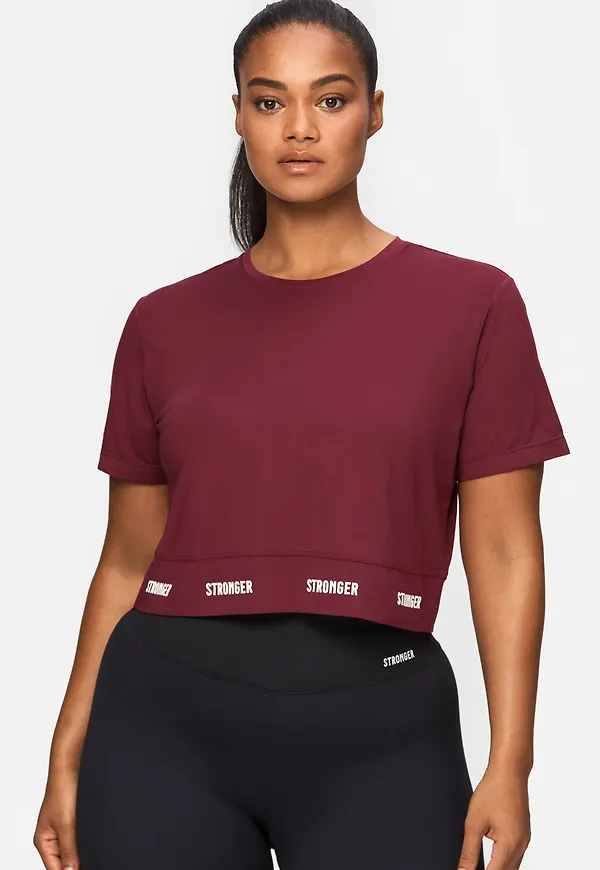 Epic Cropped Tee Zinfandel