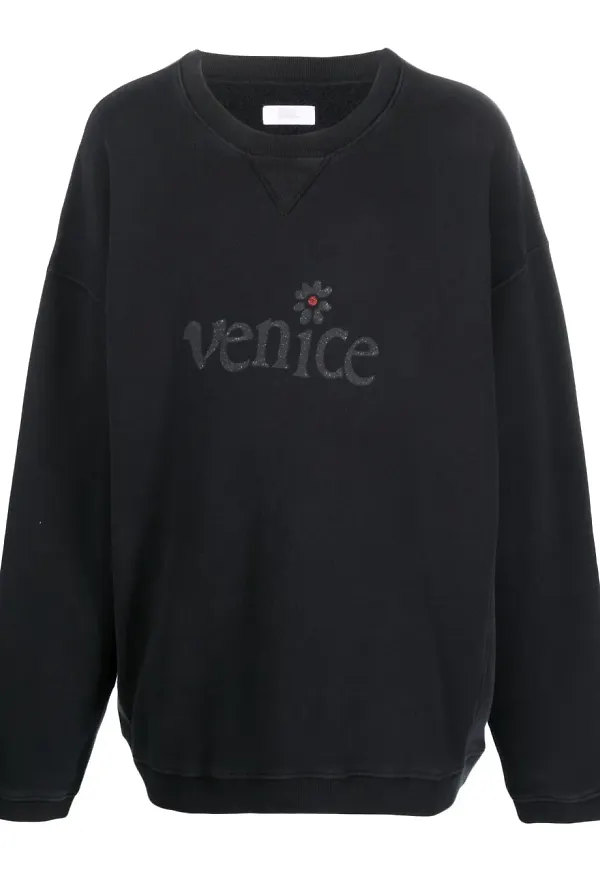 ERL Venice sweatshirt - Svart