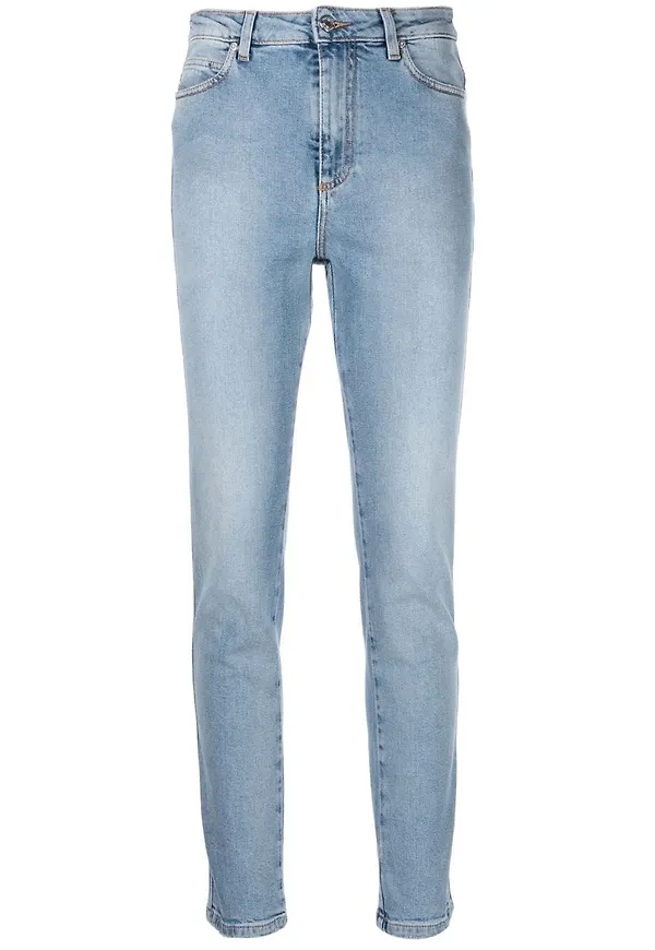 ERMANNO FIRENZE slim fit-jeans - Blå