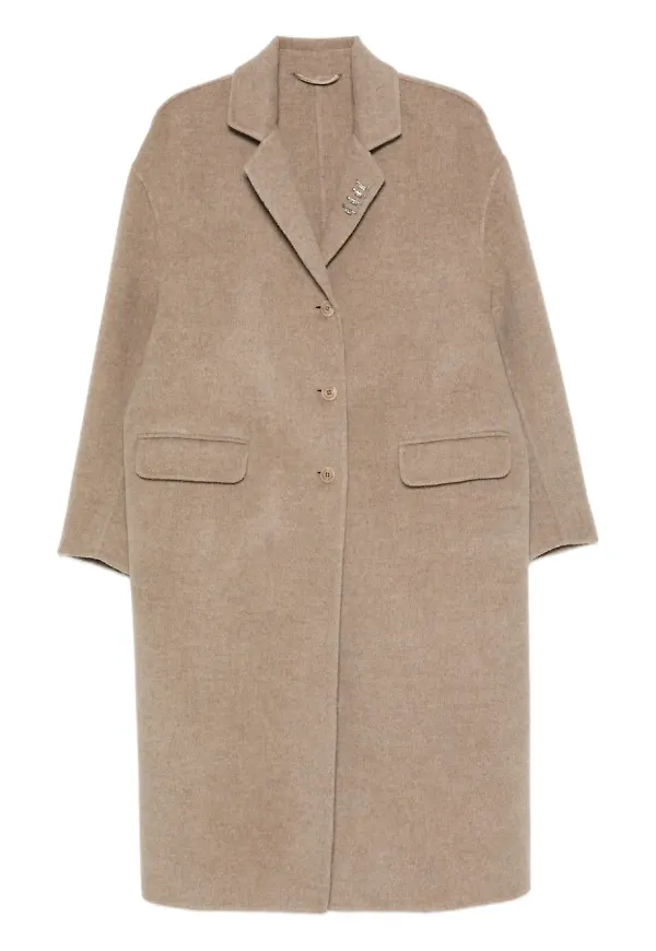 Ermanno Scervino Efezia kappa med ficka - Brun