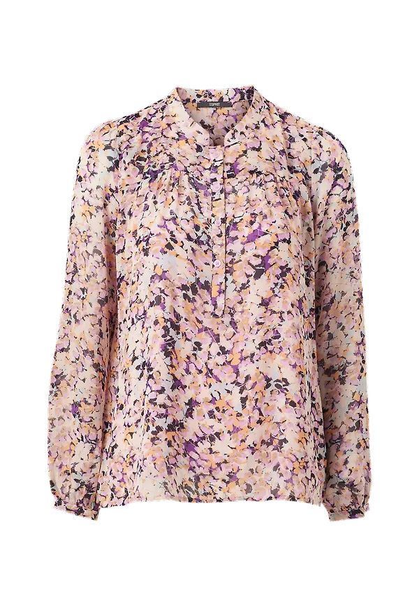 Esprit - Blus Crepe Chiffon - Lila - 44