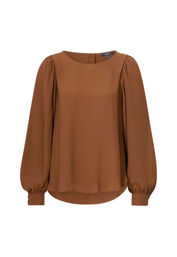Esprit - Blus CVE blouse - Brun
