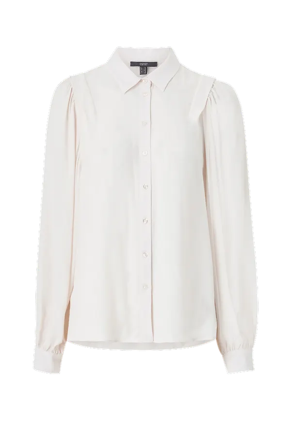 Esprit - Blus Cve Blouse - Vit