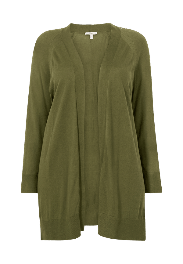 Esprit - Cardigan CS Core Open - Grön