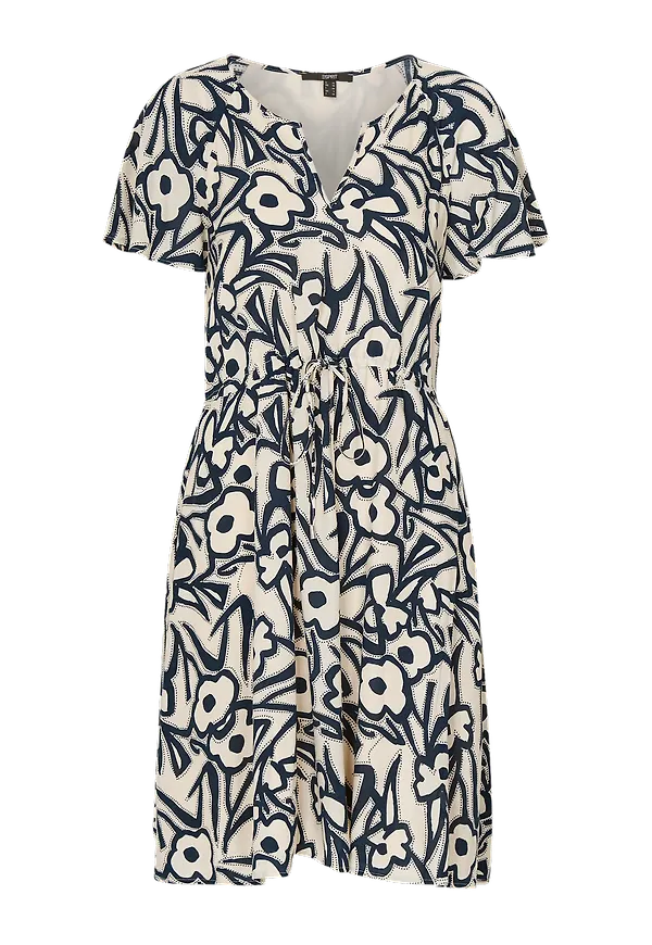 Esprit - Klänning Silky F-Viscose - Vit