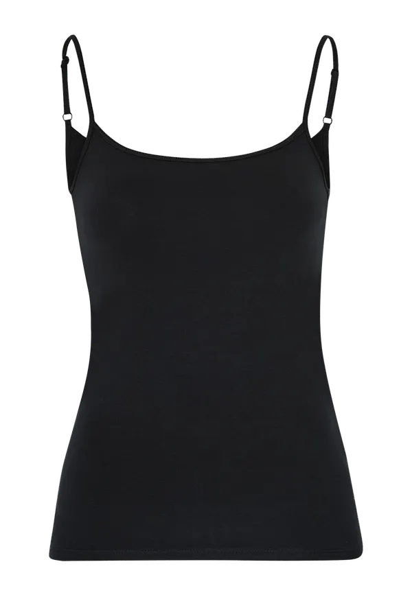 Esprit - Linne CV Top - Svart