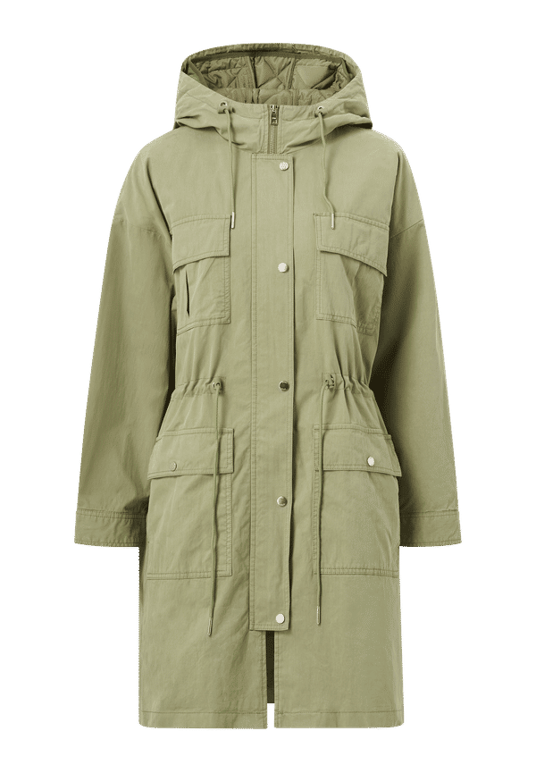 Esprit - Parkas i 2-i-1-modell - Grön - 36