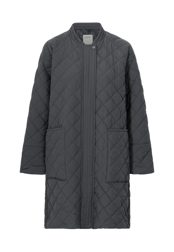 Esprit - Quiltad kappa - Grå