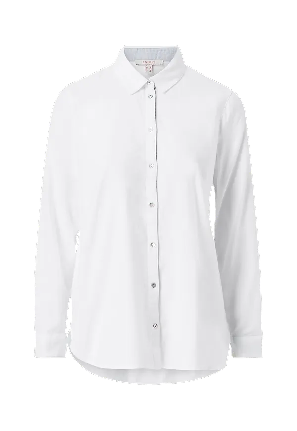 Esprit - Skjorta Soft Oxford - Vit - 36