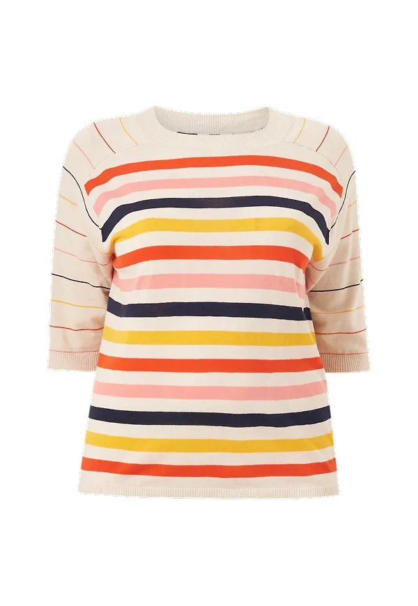 Esprit - Stickad topp - Vit - 52