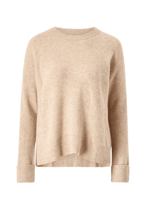 Esprit - Stickad tröja - Beige - 40
