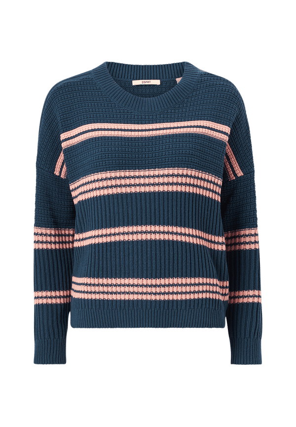 Esprit - Stickad tröja - Blå - 36
