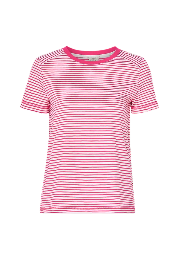 Esprit - Topp Sus F Basic Tee - Rosa