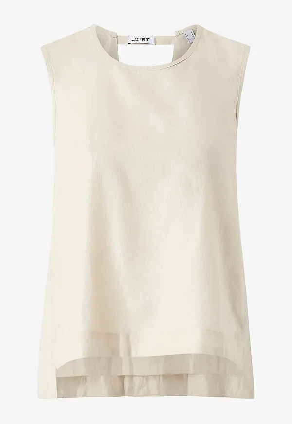 Esprit - Blus Sleeveless - Beige