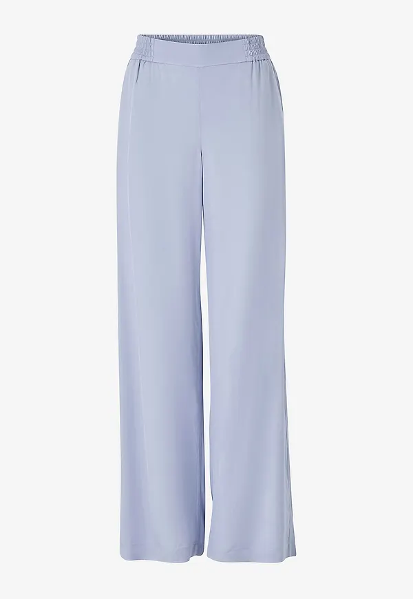 Esprit - Byxor Solid Slip On - Blå