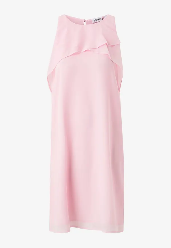 Esprit - Klänning Crepe Chiffon - Rosa