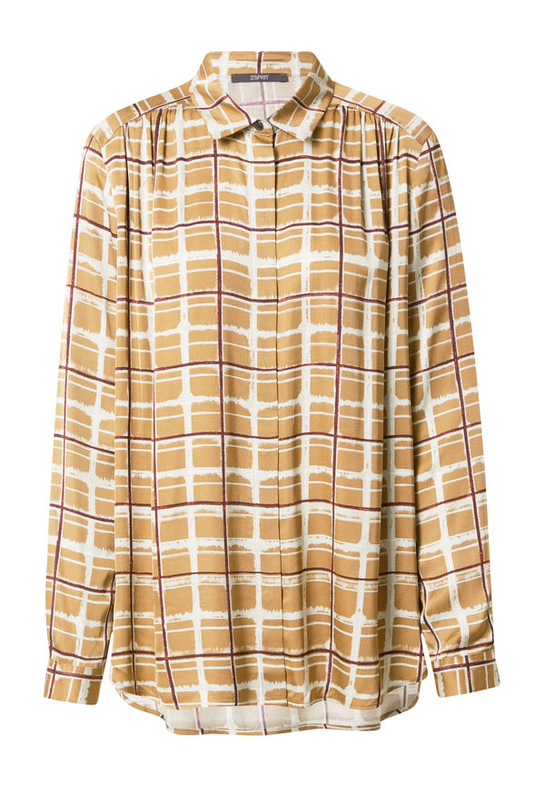 ESPRIT Blus beige / bär / vit