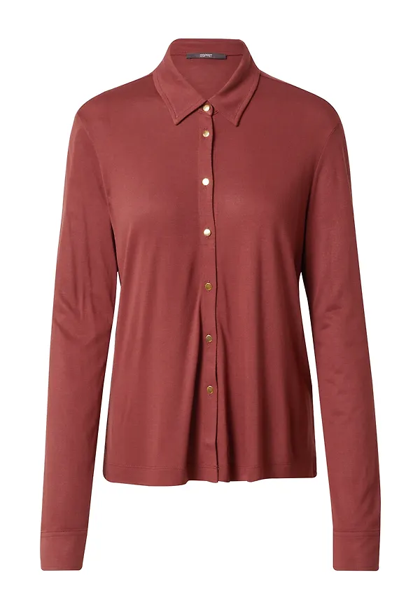 ESPRIT Blus rostbrun