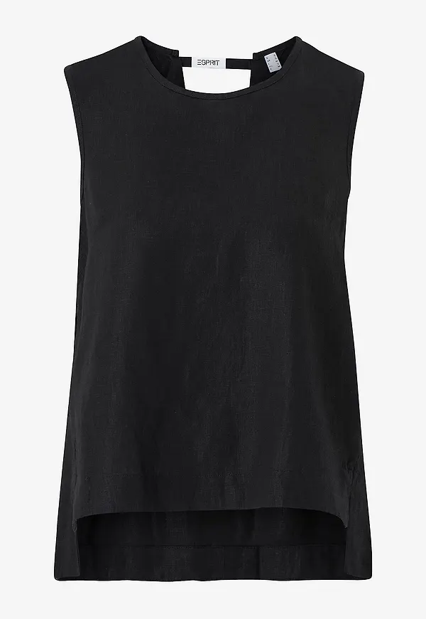 Esprit - Blus Sleeveless - Svart