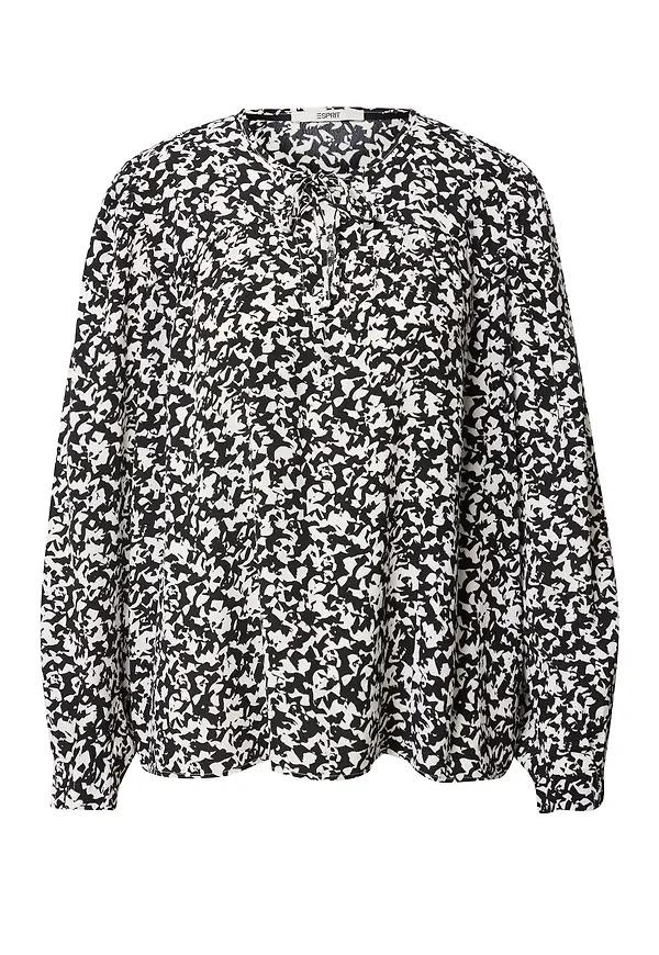 ESPRIT Blus svart / vit