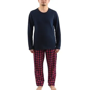 Esprit George Pyjamas Set Blå/Röd bomull Large Herr