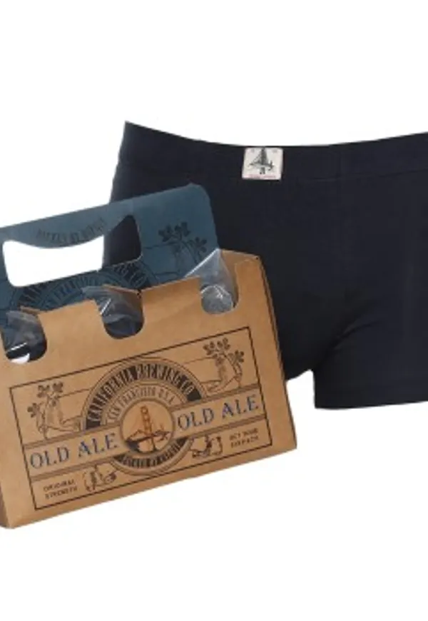Esprit Kalsonger 6P Shorts Gift Box Svart/Grå bomull X-Large Herr