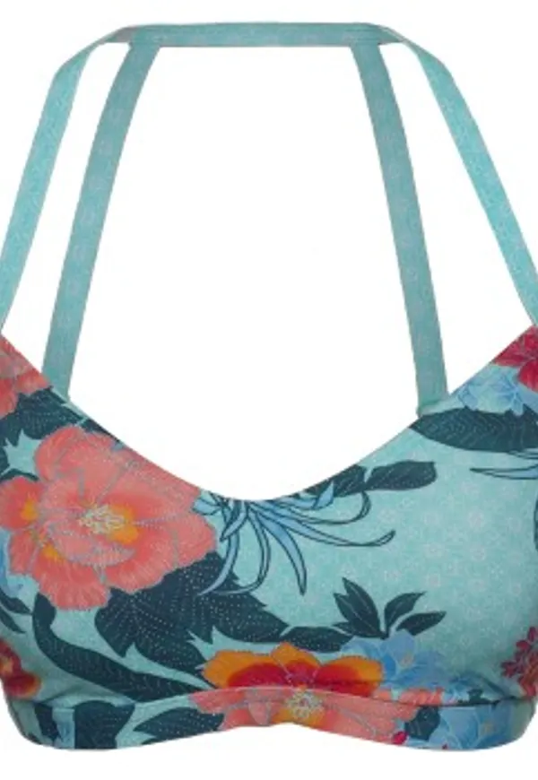 Esprit Peony Beach Underwire Bikini Turkos Mönster C 42 Dam