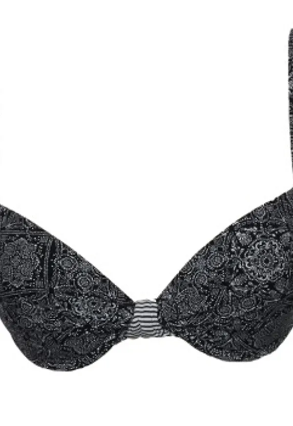 Esprit San Diego Beach Padded Push Up Bikini Svart C 70 Dam