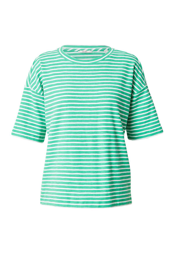 ESPRIT T-shirt gräsgrön / vit