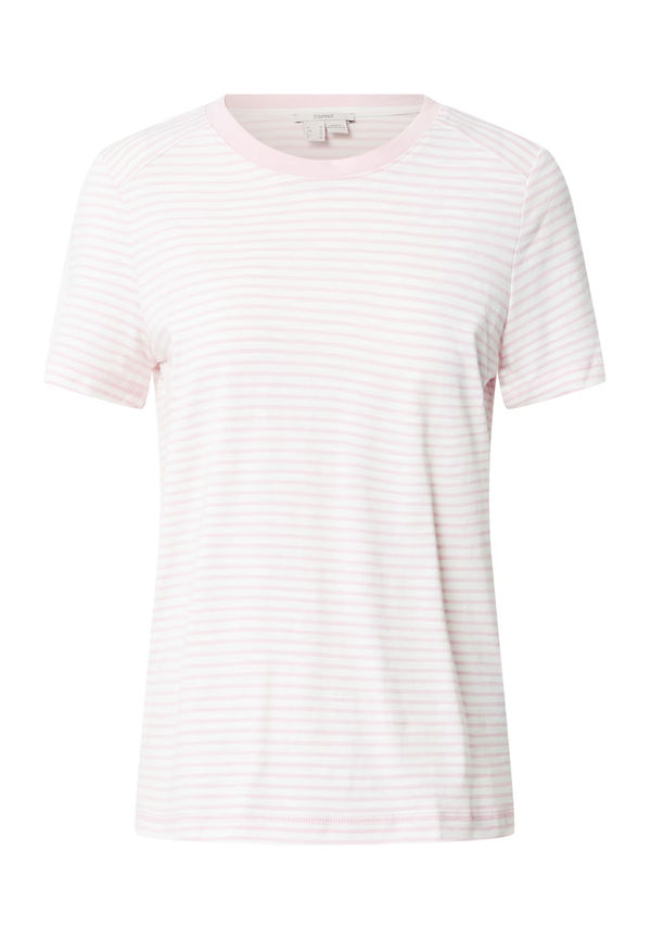 ESPRIT T-shirt ljusrosa / vit