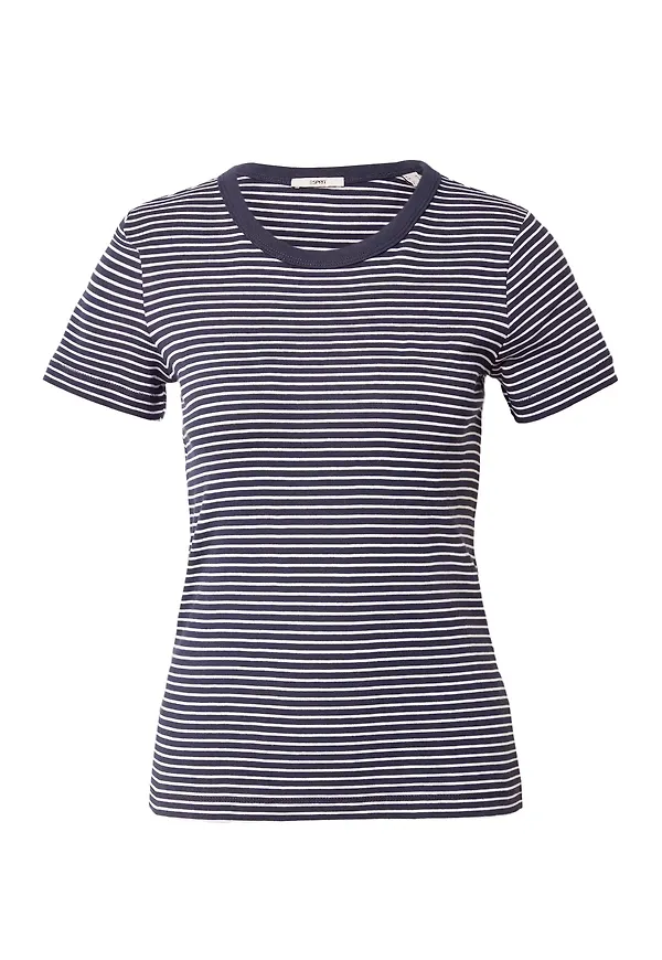 ESPRIT T-shirt marinblå / vit