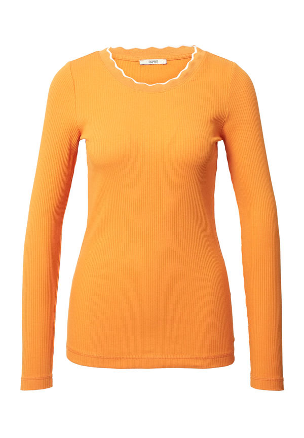 ESPRIT T-shirt orange / vit