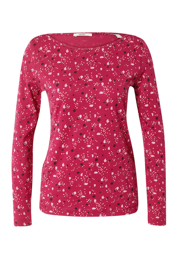 ESPRIT T-shirt rosa / körsbärsröd / mörkröd / vit