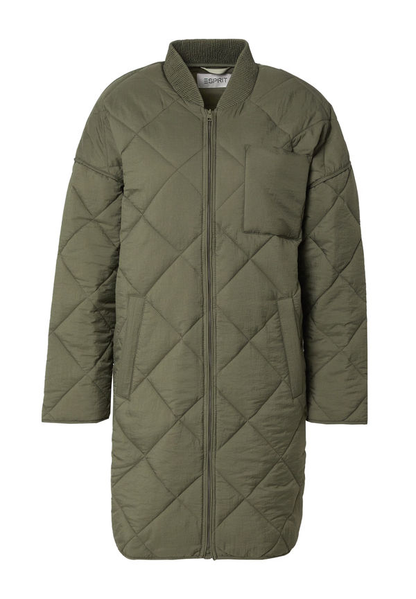 ESPRIT Övergångskappa khaki