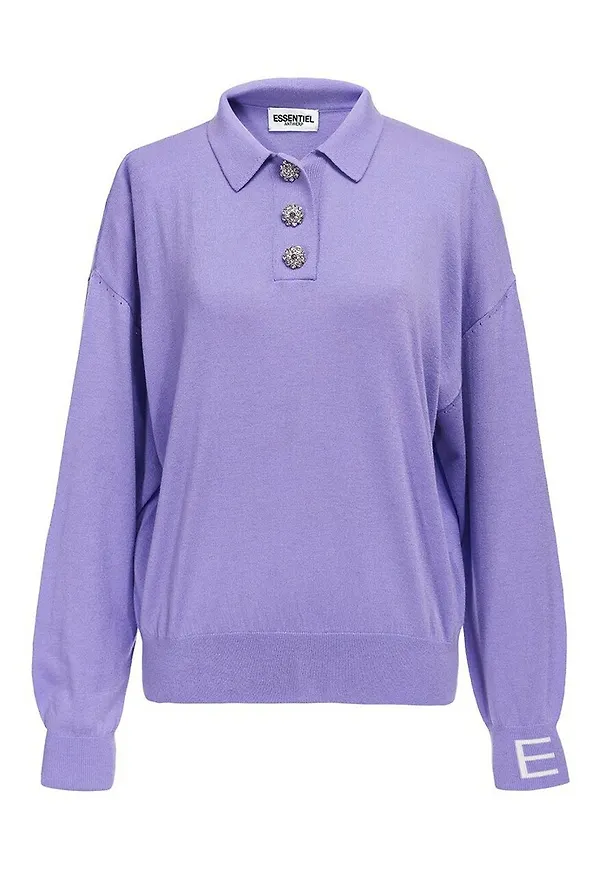 Essentiel Antwerp - Hoodies - Lila - Dam - Storlek: S,Xs