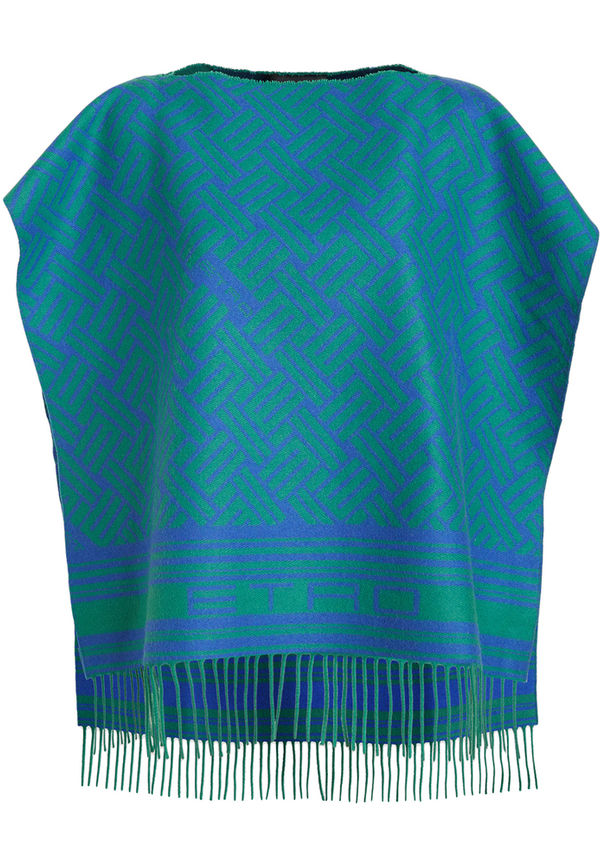 Etro - Capes och Ponchos - Grön - Dam - Storlek: ONE Size