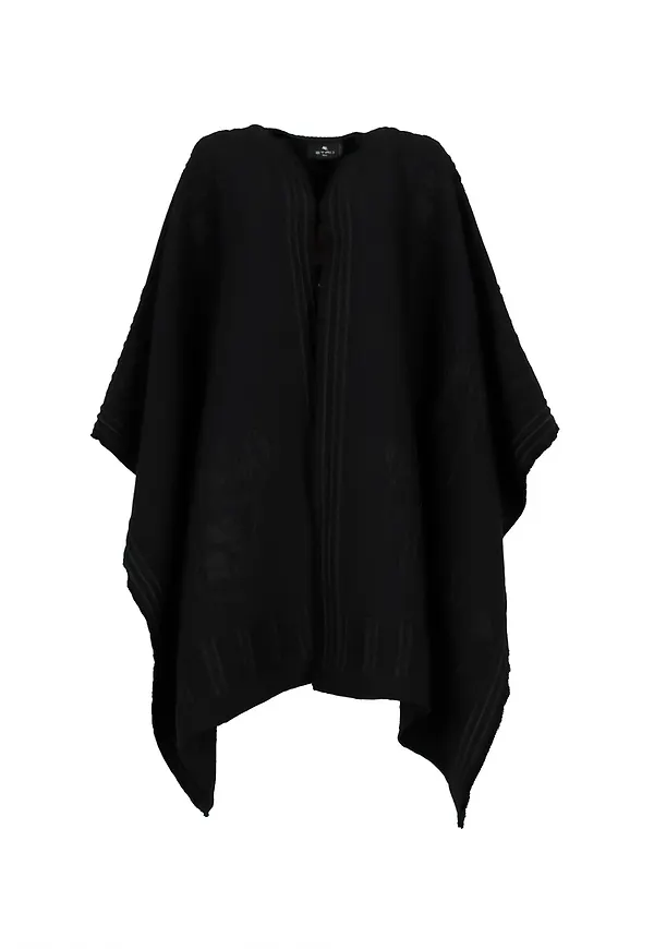 Etro - Capes och Ponchos - Svart - Dam - Storlek: ONE Size