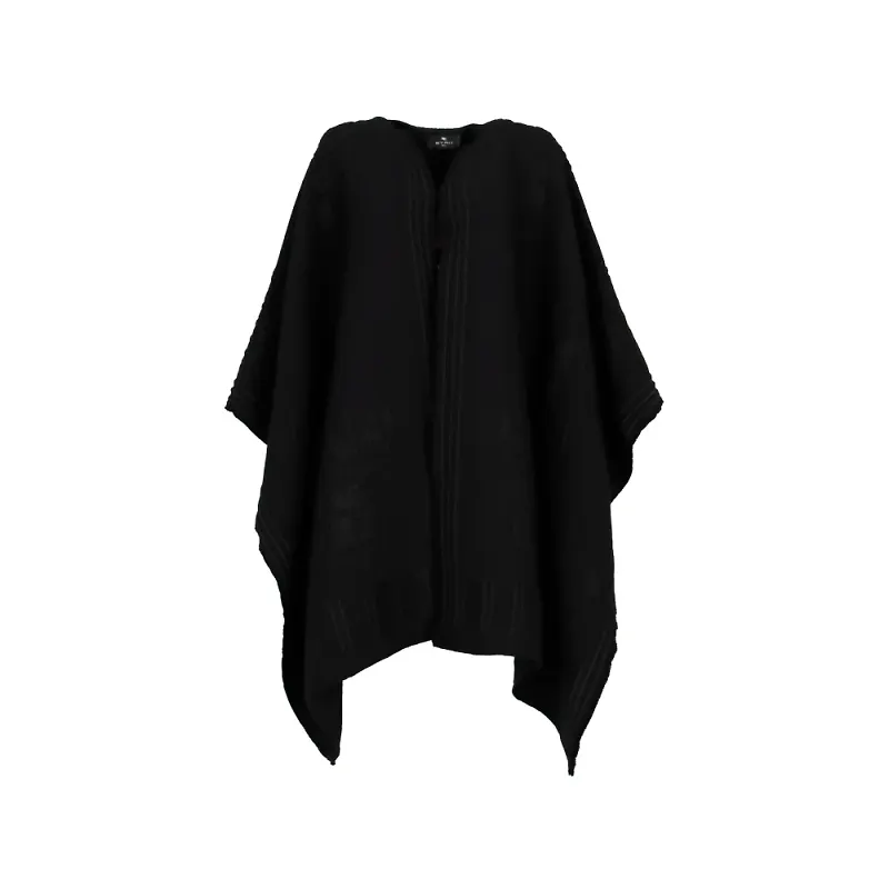 Etro - Capes och Ponchos - Svart - Dam - Storlek: ONE Size