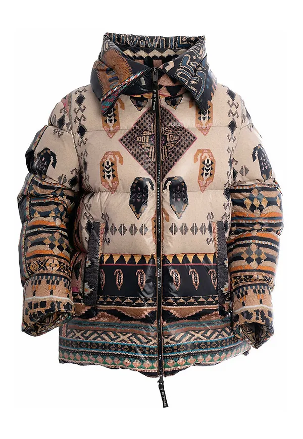 Etro - Dunjackor - Beige - Dam - Storlek: S,M