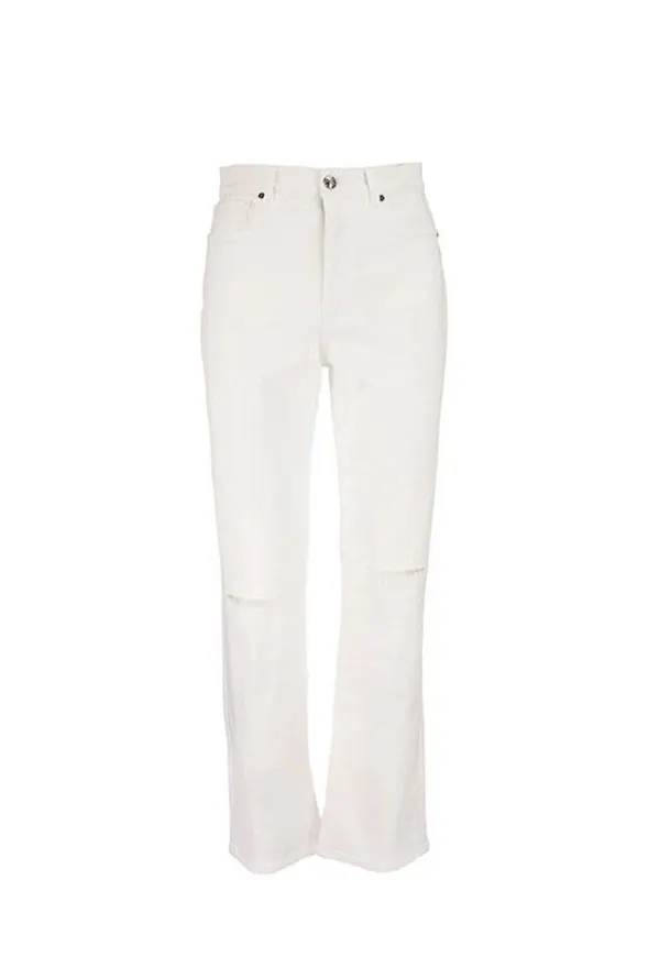 Etro - Flare Jeans - Vit - Dam - Storlek: W27,W28