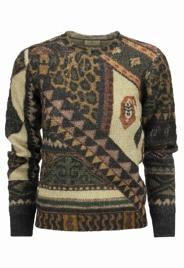 Etro - Stickade tröjor & koftor - Beige - Dam - Storlek: 2XS