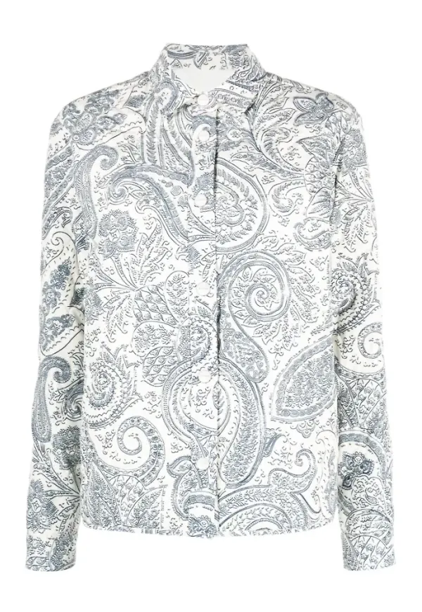 Etro, Blusar & Skjortor , Dam, S, Polyester, Skjorta