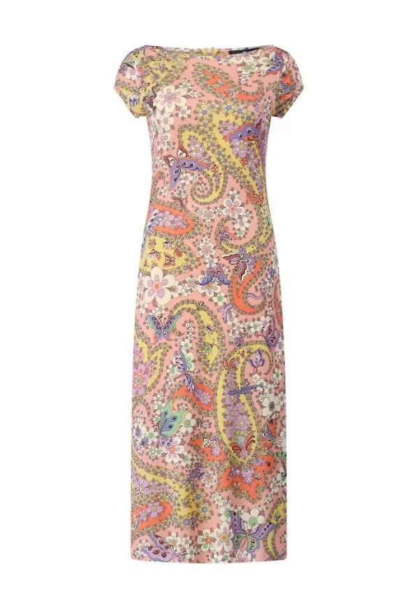 Etro, Klänning, Dam, M, Blommig Midi Klänning