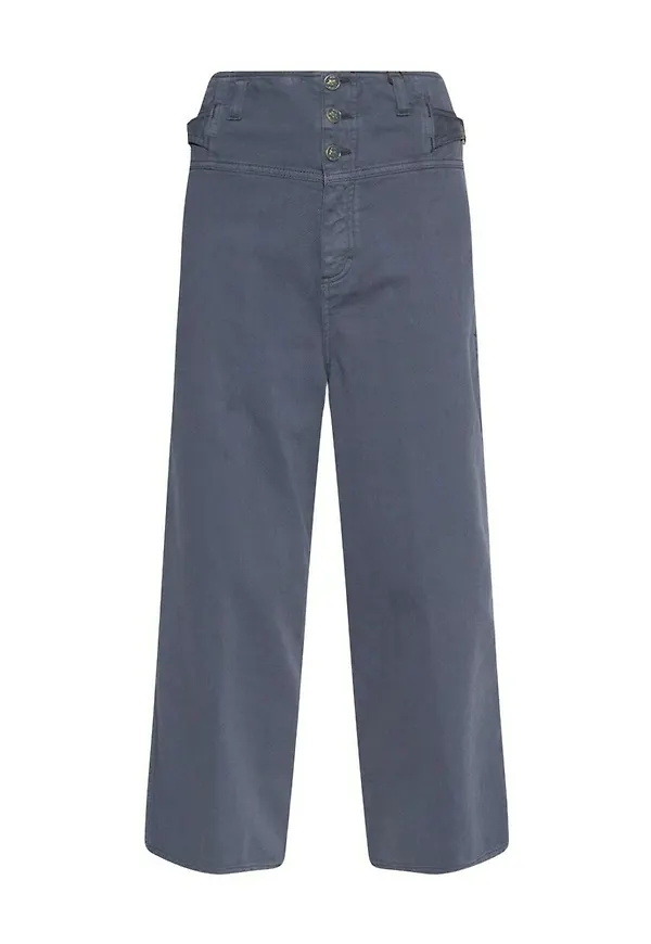 Etro High-waisted trousers Blå, Dam