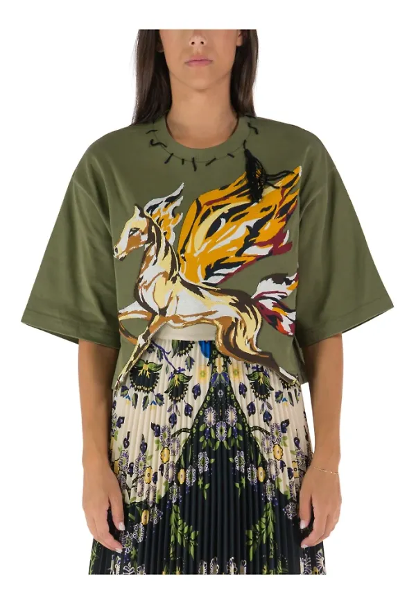 Etro T-Skjorta Grön, Dam