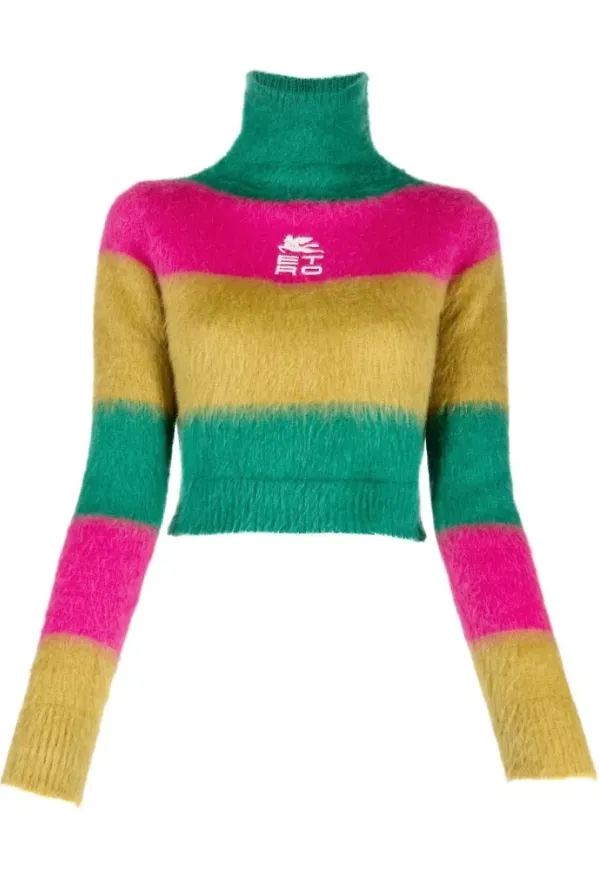 Etro Turtlenecks Gul, Dam
