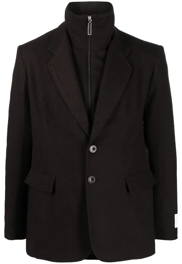 Études Studio Halles flanellblazer - Brun