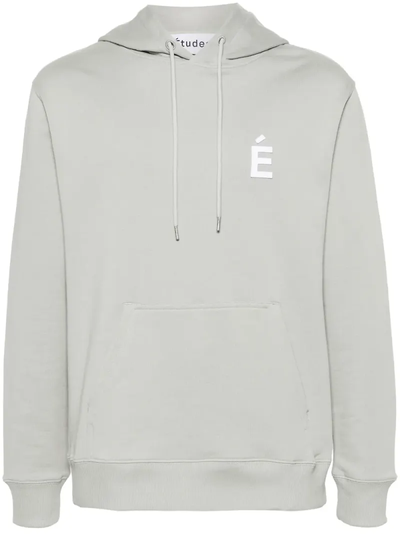 Études Studio Klein hoodie i ekologisk bomull - Grå