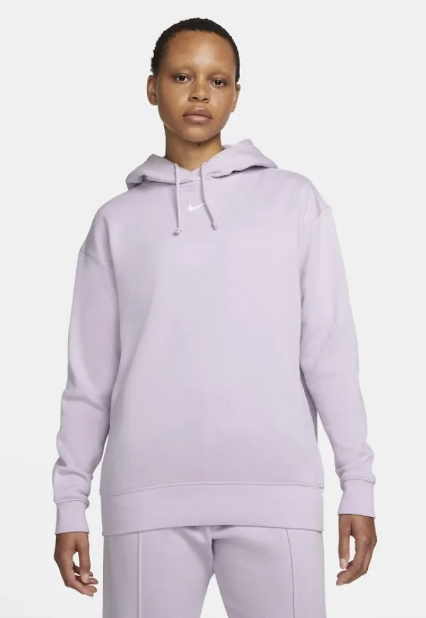 Extra stor fleecehuvtröja Nike Sportswear Collection Essentials för kvinnor - Lila