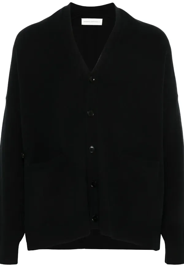 extreme cashmere N°24 Tokio cardigan - Svart
